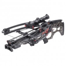 AXE AX440 Crossbow w/3 Bolts, Quiver & Multi Range Illuminated Scope