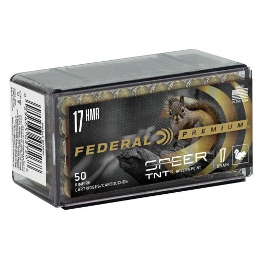 Federal 17HMR Premium Speer TNT 17gr Ammunition