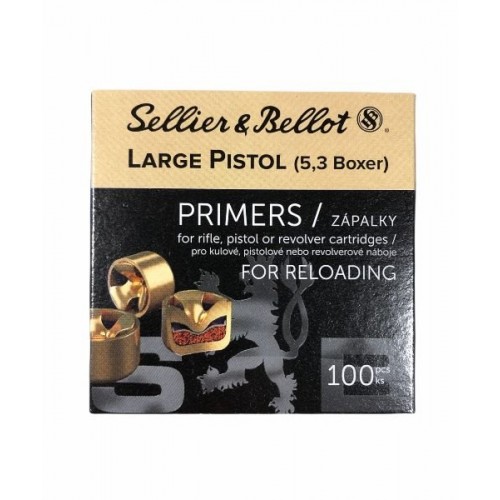 Sellier & Bellot Large Pistol Primers - 100CT