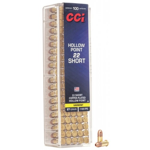 CCI Short Hollow Point 22 Short 27gr Ammunition
