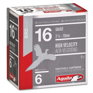 Aguila Field 16ga HV 2 3/4" #6 Ammunition