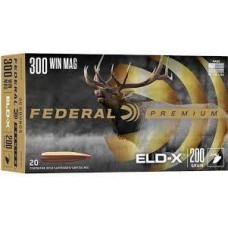 Federal 300WinMag 200gr ELD-X Ammunition