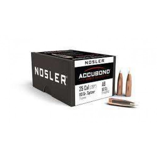 Nosler AccuBond Bullets - 25cal. 110gr. - 50/Box
