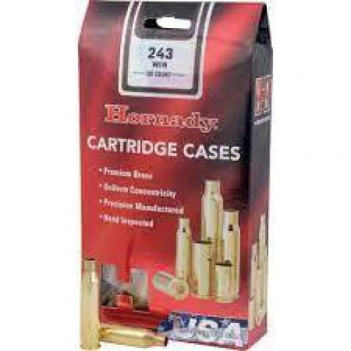 Hornady Unprimed Brass 243Win - 50/Box