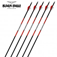 Black Eagle Carnivore Fletched Arrows .001" 400 - 1/2 Dozen