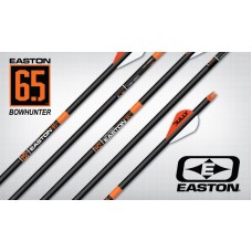 Easton 6.5 Bowhunter 500 Arrows w/2" Vanes - Dozen