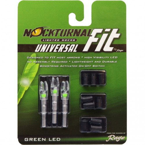 Nockturnal Universal Non-Strobing FIT Nock - Green 3PK Nockturnal Universal Non-Strobing FIT Nock - Green 3PK