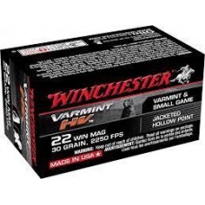 Winchester 22 Win Mag 30gr JHP Ammunition