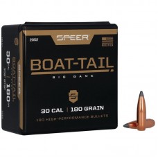 Speer Boat-Tail .308 180gr Rifle Bullets - 100/Box