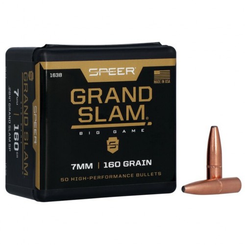 Speer Grand Slam 7mm (.284) 160gr Bullets - 50Ct