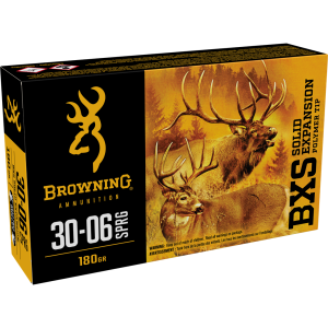 Browning BXS Solid Expansion 30-06 Polymer Tip 180gr Ammunition