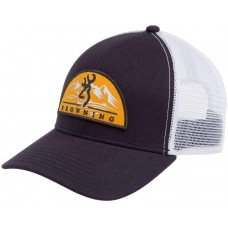 Browning Basin Blue Cap - Classic Trucker Style