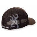 Browning Colstrip Mesh Back Flexfit Cap Brown - Small/Medium