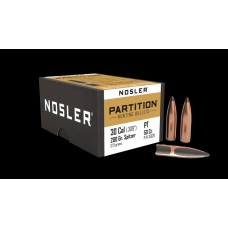 Nosler Partition 30Cal 200gr Spitzer Bullets - 50Cal
