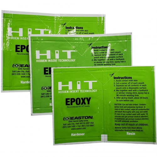 Easton Adhesive Epoxy HIT Insert Adhesive Pouch - 3PK
