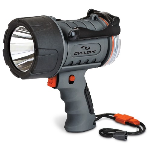 Cyclops Waterproof LED 1000-Lumen Spotlight w/Rescue Whistle