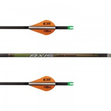 Easton Axis Long Range 4mm Arrows 6PK Fletched w/Vanes - 250 Spine
