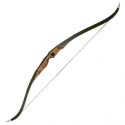 Bear Archery Grizzly 90th Anniversary 58" 40# Shedua Traditional Bow - Green Glass Limbs
