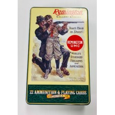 Remington Collector Tin Set - 22LR Ammunition & Playing Cards