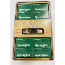 Remington Collector Tin Set - 22LR Ammunition & Pocket Knife