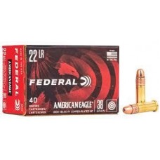 Federal American Eagle 22LR 38gr CPHP Ammunition - 400RDS