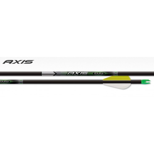 Easton 5mm Axis 300 Spine Carbon Arrows w/#2 Half Out - Dozen