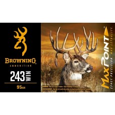 Browning MaxPoint 243Win 95gr Ammunition