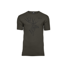 CZ Double Stitched T-Shirt Hunting Logo - Large