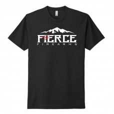 Fierce Black T-Shirt Mountain Logo - XL