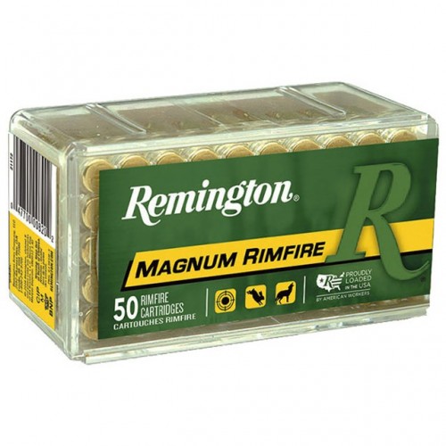Remington Magnum Rimfire 22WMR 40gr JHP Ammunition Remington Magnum Rimfire 22WMR 40gr JHP Ammunition