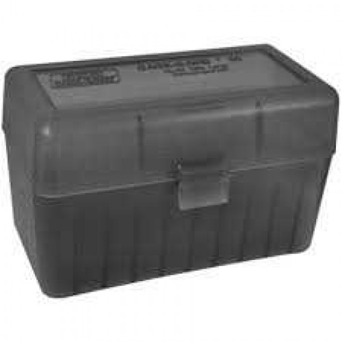 MTM RL-50-41 50rd FlipTop Ammo Box - Clear Smoke