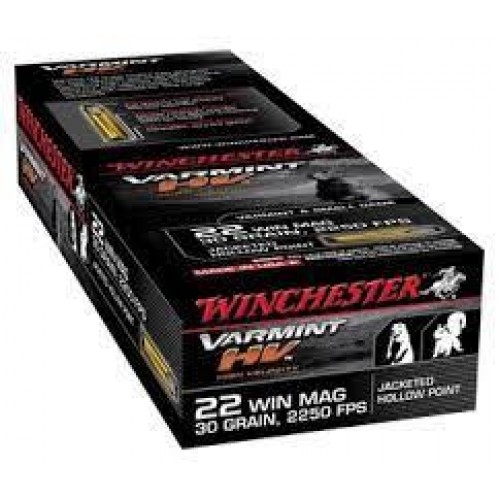 Winchester 22WinMag 30gr JHP - 250RD Brick