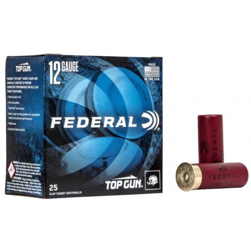 Federal Top Gun 12ga 2 3/4" #7.5 Ammunition - Case