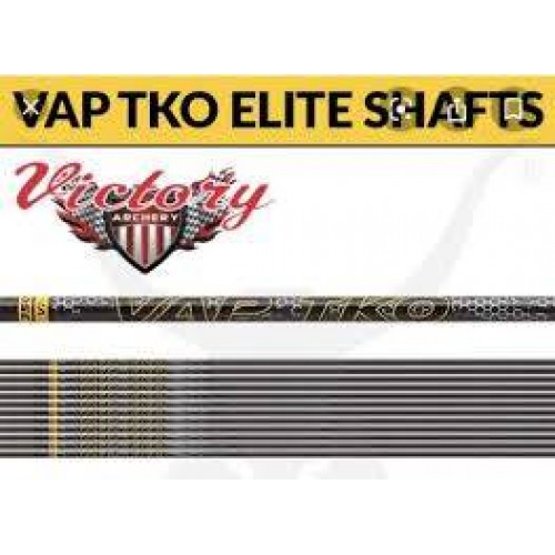 Victory Archery VAP TKO Elite 400Spine Shafts .001" - 12PK