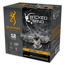 Browning Wicked Wing 12ga 3" #2 Ammunition - 1450FPS